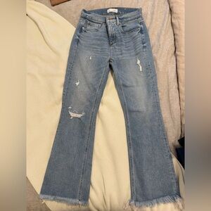 Loft jeans - high waist flare crop